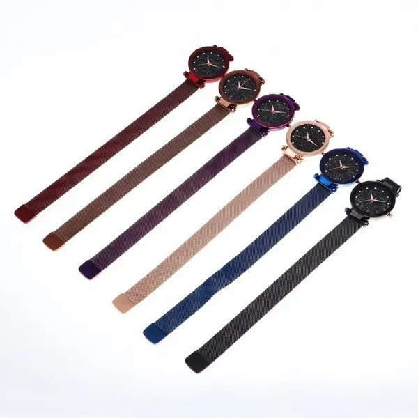 Classy Magnet Chain Elegant Women Wrist Watch (without Box )